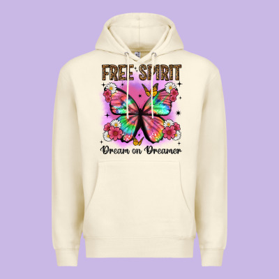 Free Spirit Dream On Dreamer Premium Hoodie Designed By Artiststas