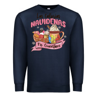 Navy christmas tis the season mexican Premium Sweatshirt - MaliasSmallBusiness