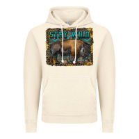 Vintage Artic stay wild aztec bison Vintage Hoodie - RanaPortraitStore