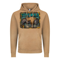 Vintage Camel stay wild aztec bison Vintage Hoodie - RanaPortraitStore