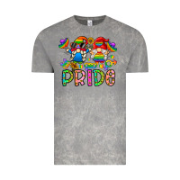 Cloud Rock pride Vintage Tee - CowhideDigitalArt