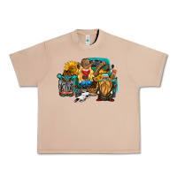 Burro western Truck with gnomes Urban Heavy Tee - HRA Design Shop