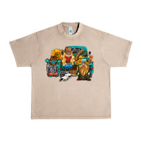 French Oak western Truck with gnomes Urban Heavy Tee - HRA Design Shop