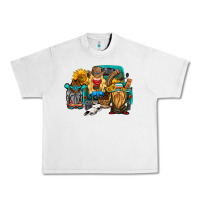 Lunar Rock western Truck with gnomes Urban Heavy Tee - HRA Design Shop