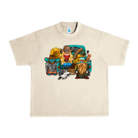 Sandshell western Truck with gnomes Urban Heavy Tee - HRA Design Shop
