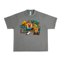 Tornado western Truck with gnomes Urban Heavy Tee - HRA Design Shop
