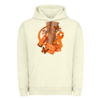 Pigment Pistachio Kidney Cancer diva orange ribbon Urban Hoodie - NancyCooperArtShop