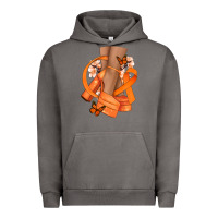 Pigment Tornado Kidney Cancer diva orange ribbon Urban Hoodie - NancyCooperArtShop
