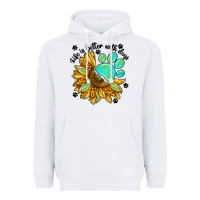 White life is better with dogs Heavyweight Hoodie - NancyCooperArtShop