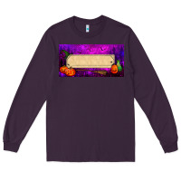 Plum halloween witch custom license plate Long Sleeve Tee - BundleAndBundleShop
