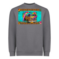 Storm hippie van floral skinny metal can holder Heavyweight Sweatshirt - HRA Design Shop
