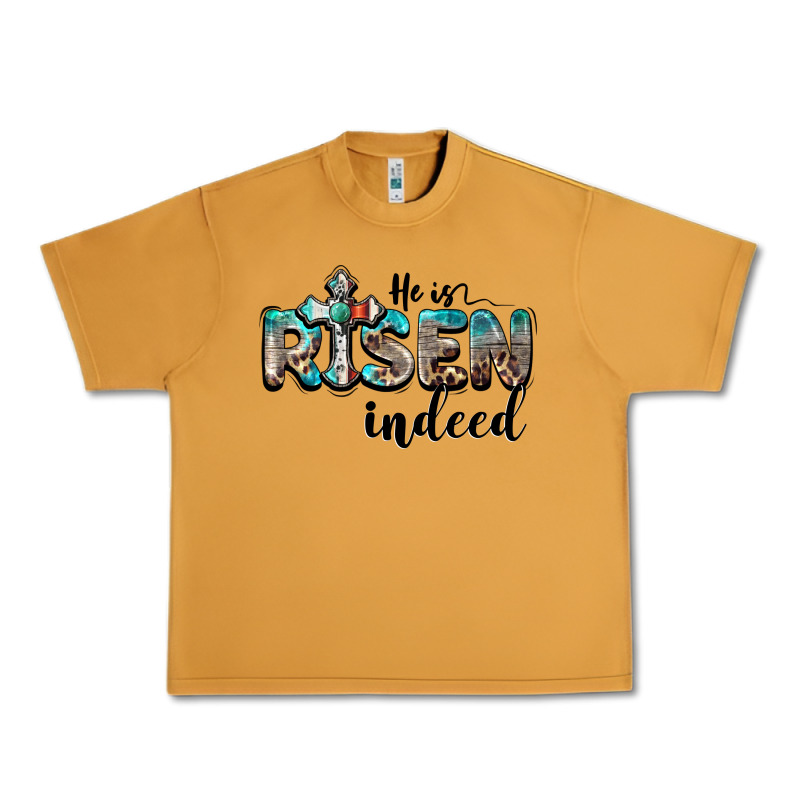 He Is Risen Indeed Urban Heavy Tee by BarkalooDesign | Teevron