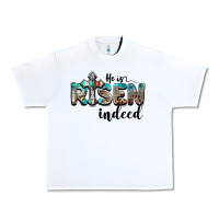 White he is risen indeed Urban Heavy Tee - BarkalooDesign