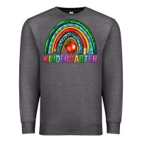 Charcoal Heather rainbow kindergarten Premium Sweatshirt - NancyCooperArtShop