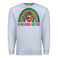 Heather Grey rainbow kindergarten Premium Sweatshirt - NancyCooperArtShop