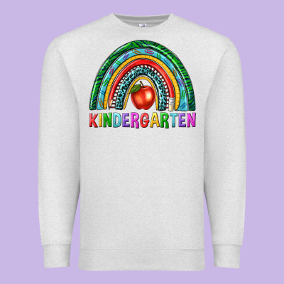 Rainbow Kindergarten Premium Sweatshirt Designed By Nancycooperartshop