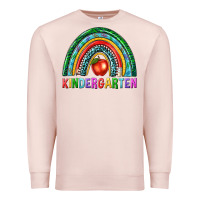 Pale Pink rainbow kindergarten Premium Sweatshirt - NancyCooperArtShop