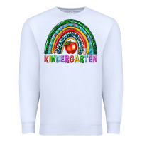 White rainbow kindergarten Premium Sweatshirt - NancyCooperArtShop