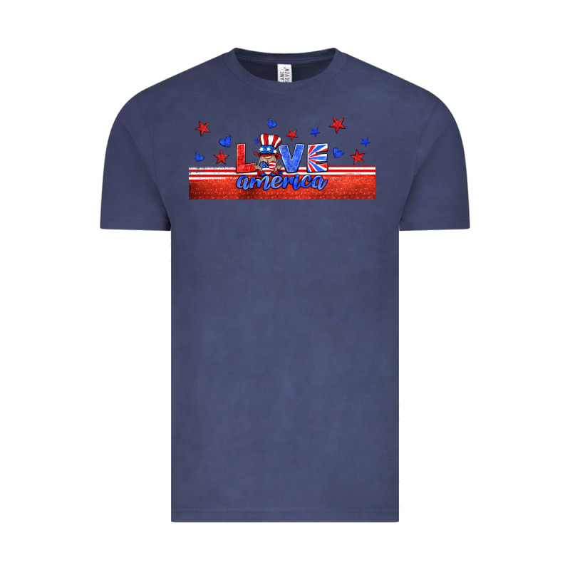 Love America Gnome Libbey Cup Vintage Tee by HRA Design Shop | Teevron