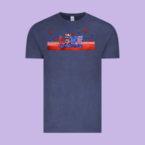 Love America Gnome Libbey Cup Vintage Tee Designed By Hra Design Shop