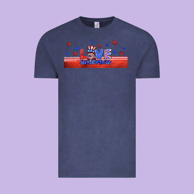 Love America Gnome Libbey Cup Vintage Tee Designed By Hra Design Shop