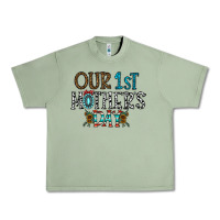 Oil Green our 1 st mother's day Urban Heavy Tee - CowhideDigitalArt