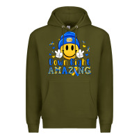 Army Green down right amazing Premium Hoodie - Artiststas