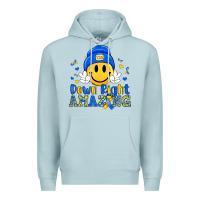 Blue Mist down right amazing Premium Hoodie - Artiststas