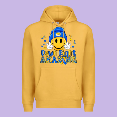 Down Right Amazing Premium Hoodie Designed By Artiststas
