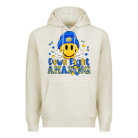 Oatmeal Heather down right amazing Premium Hoodie - Artiststas