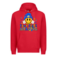 Red down right amazing Premium Hoodie - Artiststas