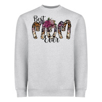 Heather Grey best mom ever Heavyweight Sweatshirt - SublimationCraftShop