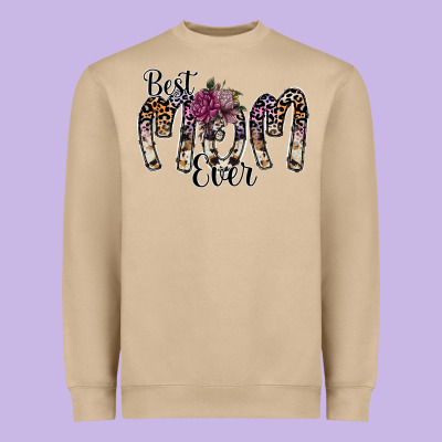Best Mom Ever Heavyweight Sweatshirt Designed By Sublimationcraftshop