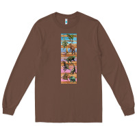 Chestnut dinosaurs pen wrap Long Sleeve Tee - Artiststas