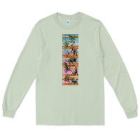 Matcha dinosaurs pen wrap Long Sleeve Tee - Artiststas