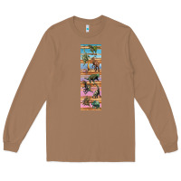 Toasted Coconut dinosaurs pen wrap Long Sleeve Tee - Artiststas