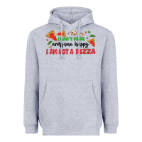 Heather Grey i cant make everyone happy i an not a pizza Heavyweight Hoodie - MaliasSmallBusiness