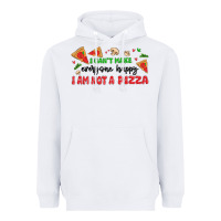 White i cant make everyone happy i an not a pizza Heavyweight Hoodie - MaliasSmallBusiness