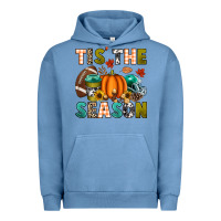 Pigment Pebble Blue Tis' the season Urban Hoodie - texasbilliewilder