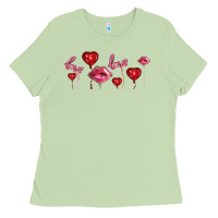 Matcha love and  love balloons Ladies Tee - AdoDesignShop