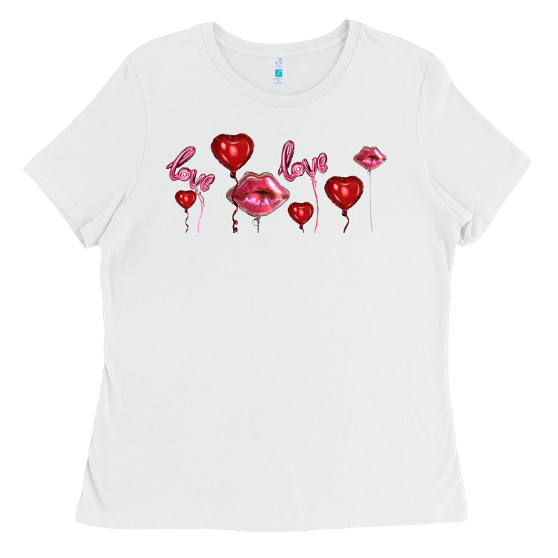 Love And  Love Balloons Ladies Tee by AdoDesignShop | Teevron