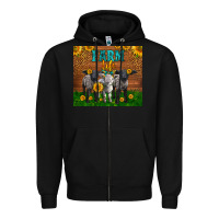 Black Western Baby Sheeps Farm Life Garden Zipper Hoodie - LillyAllenDesigns