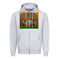 Heather Grey Western Baby Sheeps Farm Life Garden Zipper Hoodie - LillyAllenDesigns