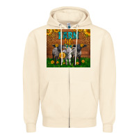 Sandshell Western Baby Sheeps Farm Life Garden Zipper Hoodie - LillyAllenDesigns