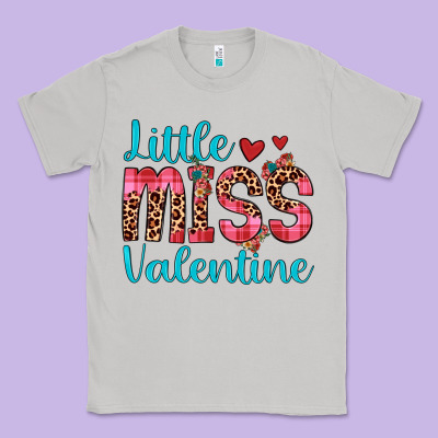 Little Miss Valentine Classic Tee Designed By Jahusdesignshop