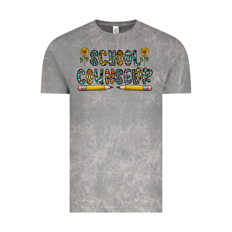 School Counselor Vintage Tee by CowhideDigitalArt | Teevron