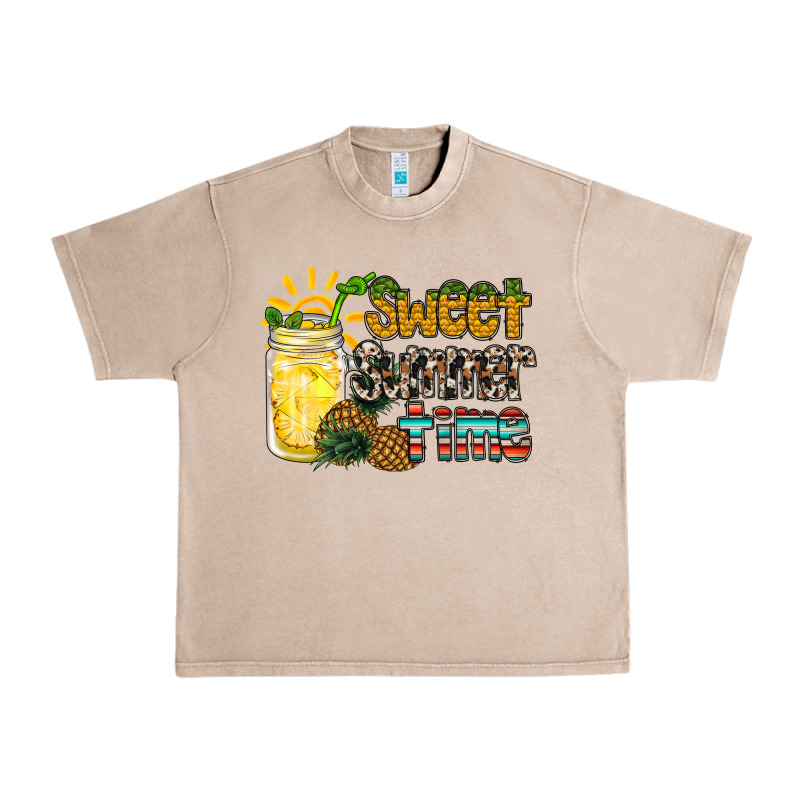 Sweet Summer Time Pineapple Urban Heavy Tee by RacoonDesign | Teevron