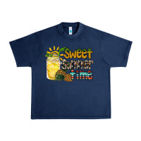 Navy sweet summer time pineapple Urban Heavy Tee - RacoonDesign
