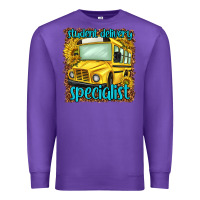 Purple student delivery specialist Premium Sweatshirt - NancyCooperArtShop
