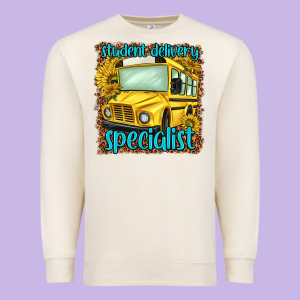 Student Delivery Specialist Premium Sweatshirt Designed By Nancycooperartshop